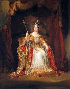 Coronation portrait of Queen Victoria George Hayter